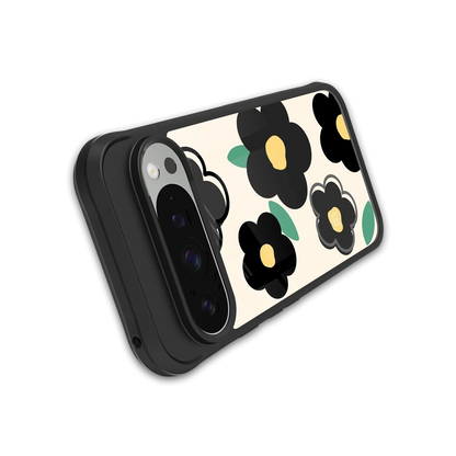 Petal Prism stylish phone case for google pixel 9 pro xl | glossy glass and slim fit