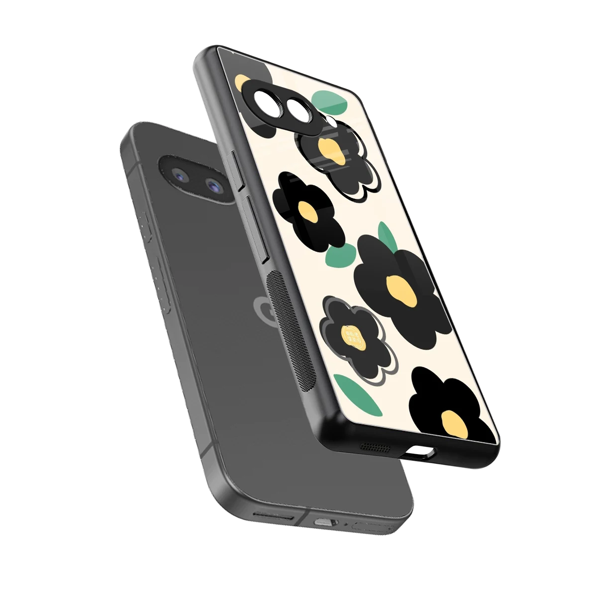 Petal Prism sleek google pixel 10a cover with tempered glass back and TPU edges