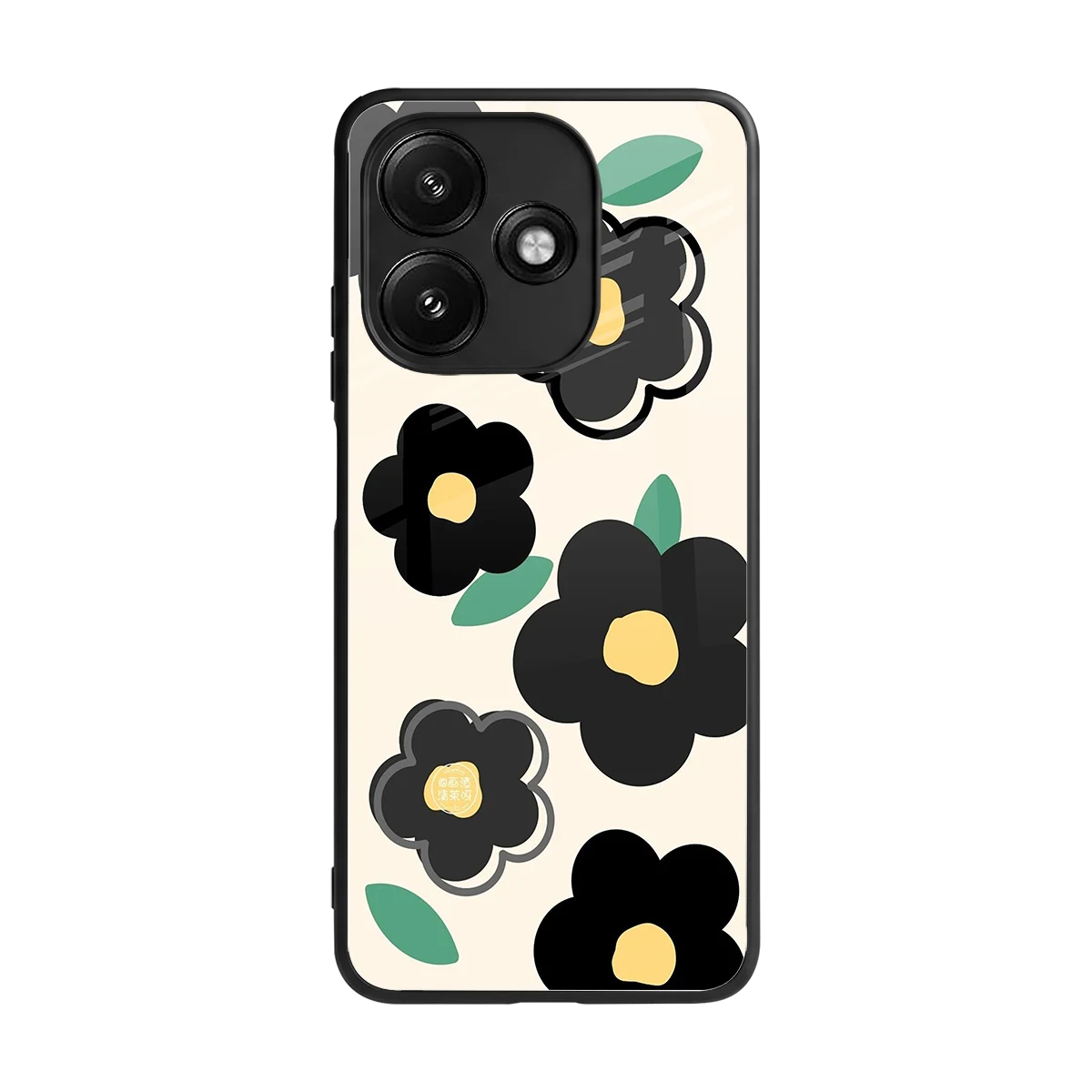 Petal Prism back phone cover | glass case for redmi 12 5g