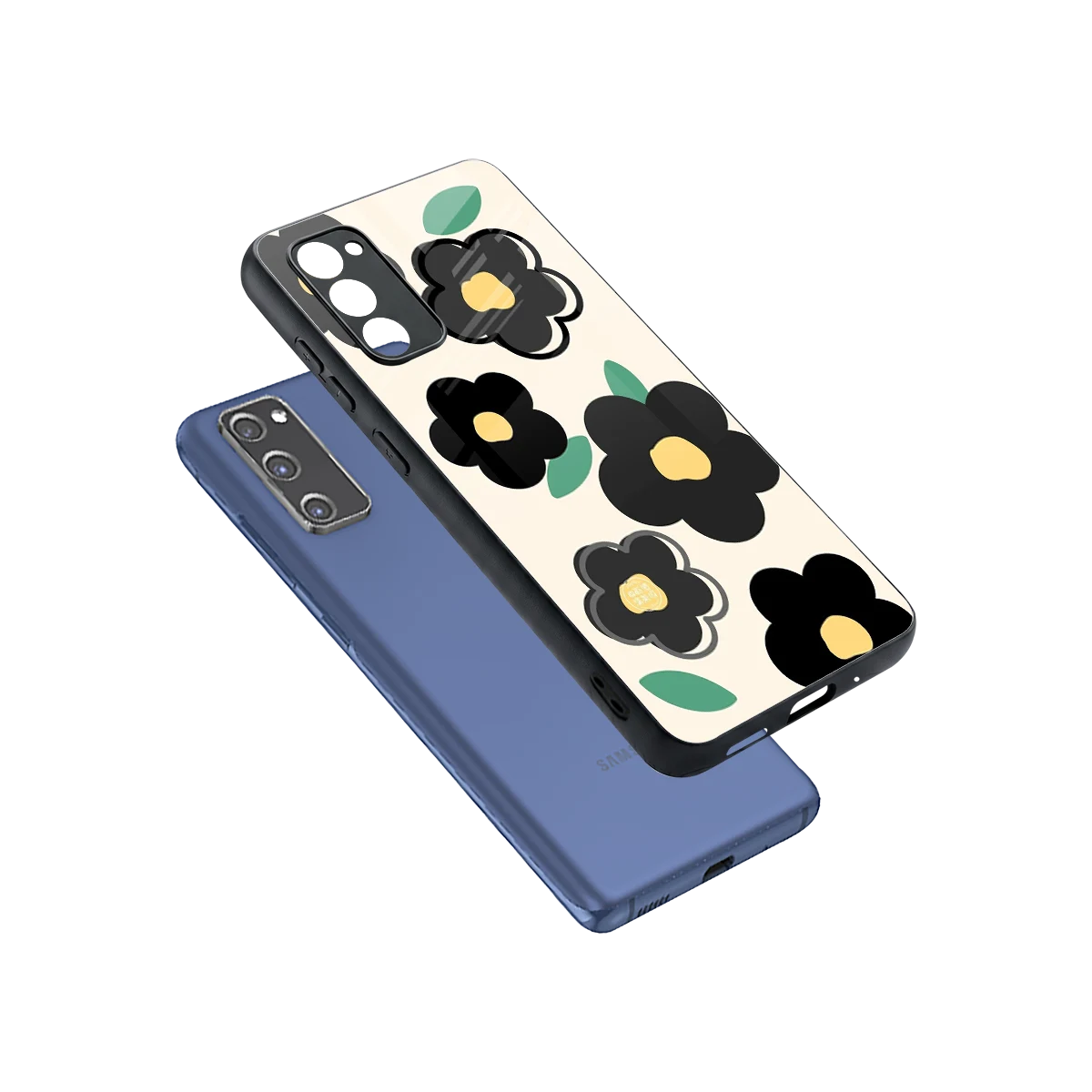 Petal Prism sleek samsung galaxy s20 fe cover with tempered glass back and TPU edges
