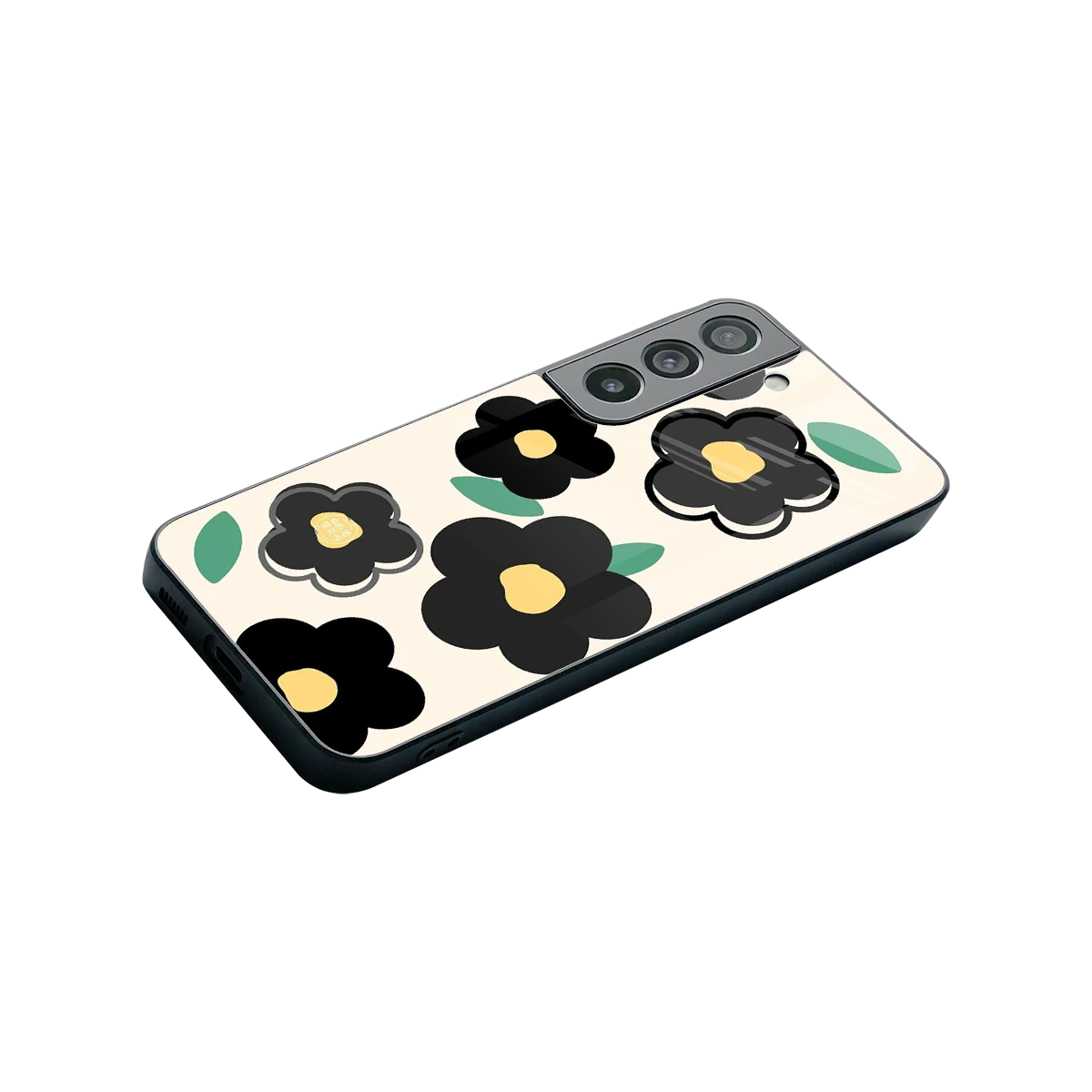 Petal Prism stylish phone case for samsung galaxy s22 | glossy glass and slim fit
