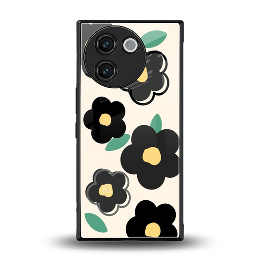 Petal Prism back phone cover | glass case for vivo v30e