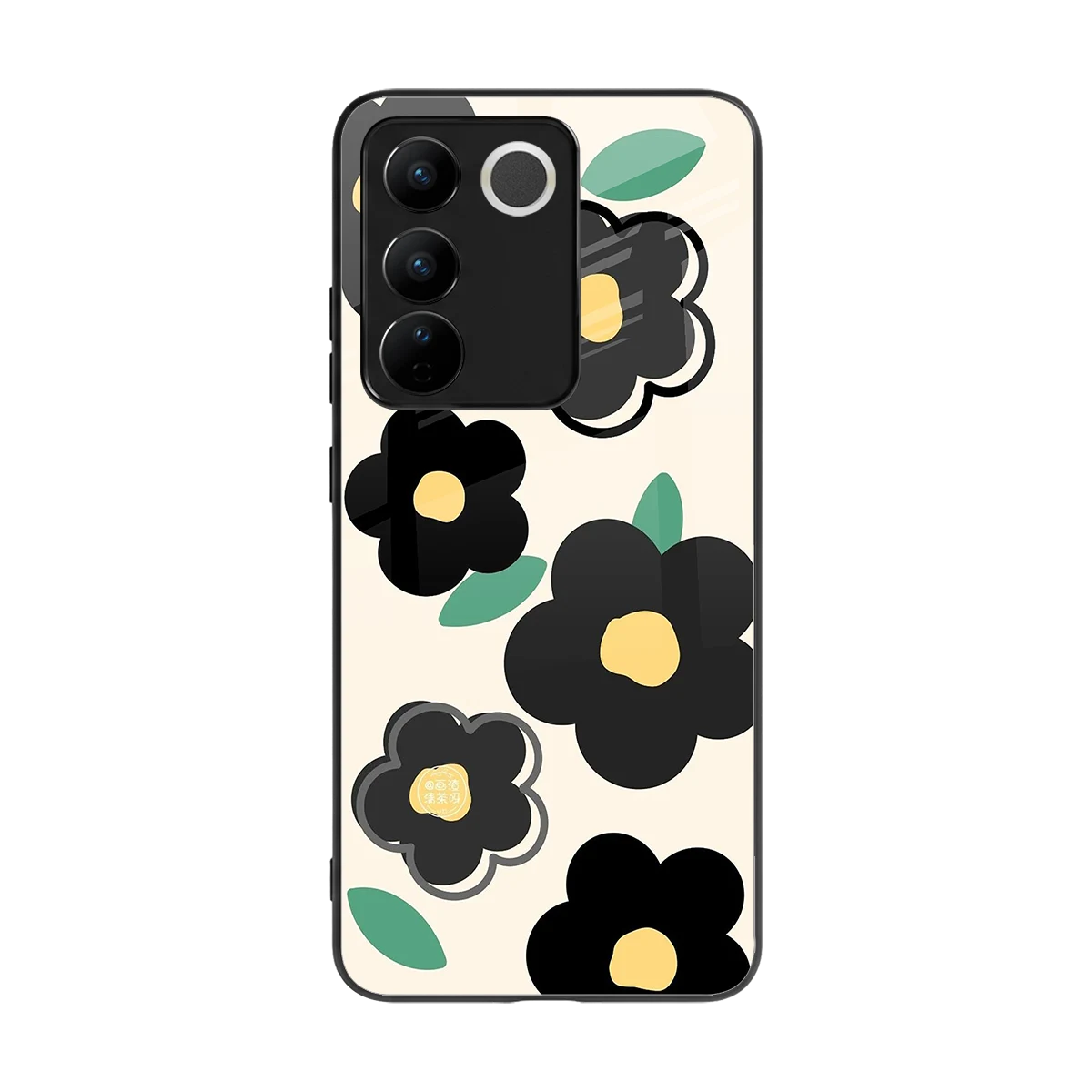 Petal Prism back phone cover | glass case for vivo v27 5g