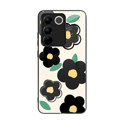 Petal Prism back phone cover | glass case for vivo v27 5g