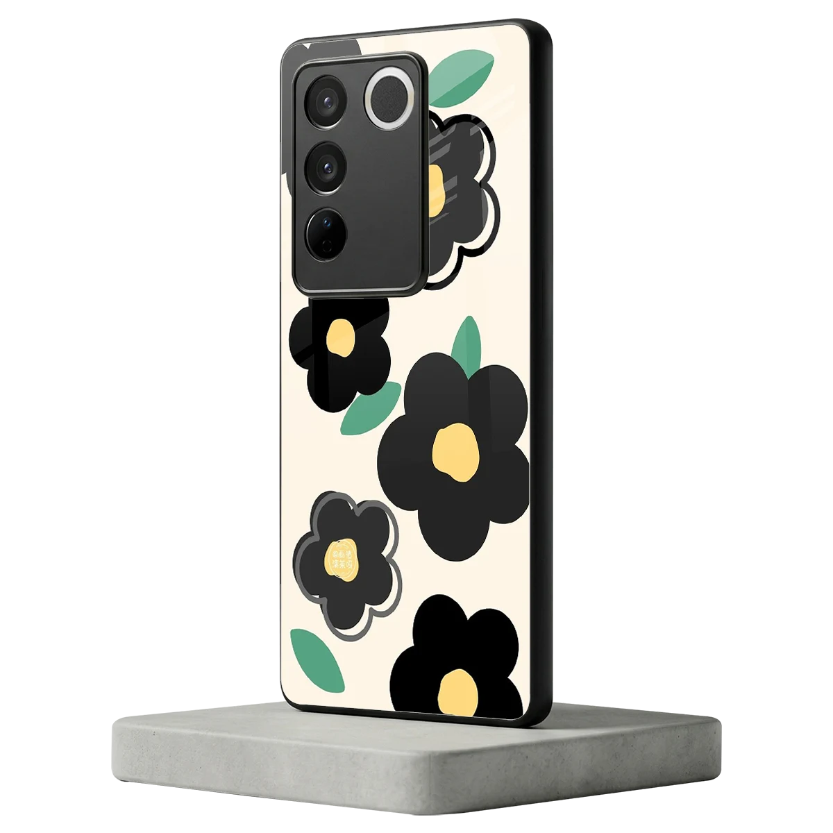 Petal Prism vivo v27 5g mobile cover | shockproof glass phone case