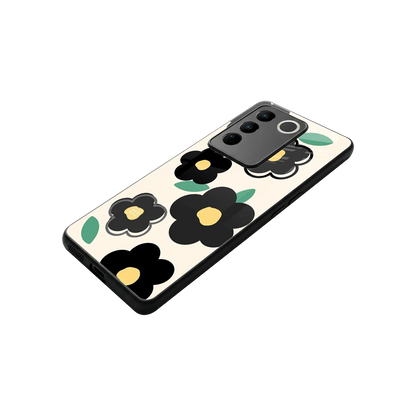 Petal Prism stylish phone case for vivo v27 5g | glossy glass and slim fit