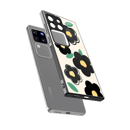 Petal Prism sleekvivo v30 pro cover with tempered glass back and TPU edges