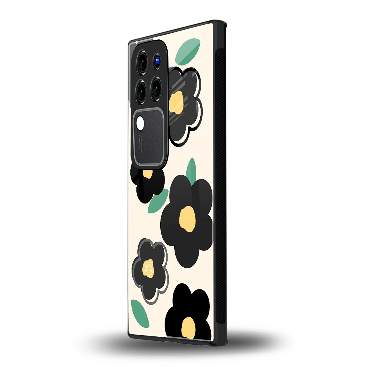 Petal Prismvivo v30 pro mobile cover | shockproof glass phone case