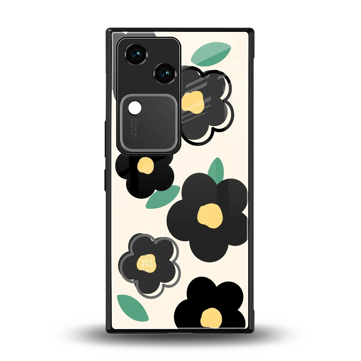 Petal Prism back phone cover | glass case for vivo v30