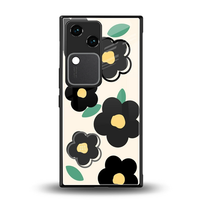 Petal Prism back phone cover | glass case for vivo v30