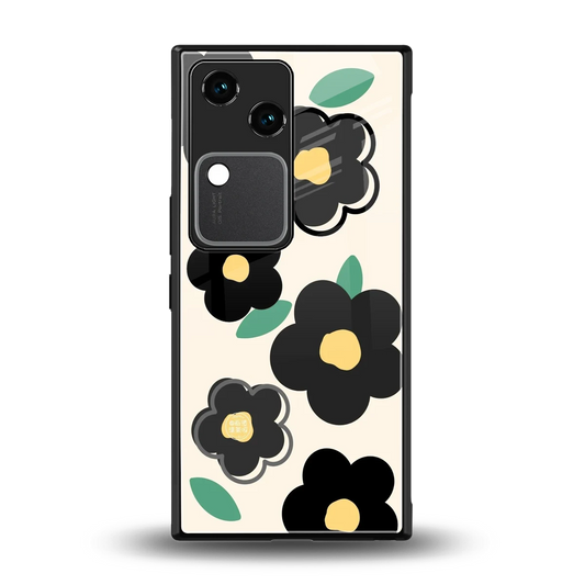 Petal Prism back phone cover | glass case for vivo v30