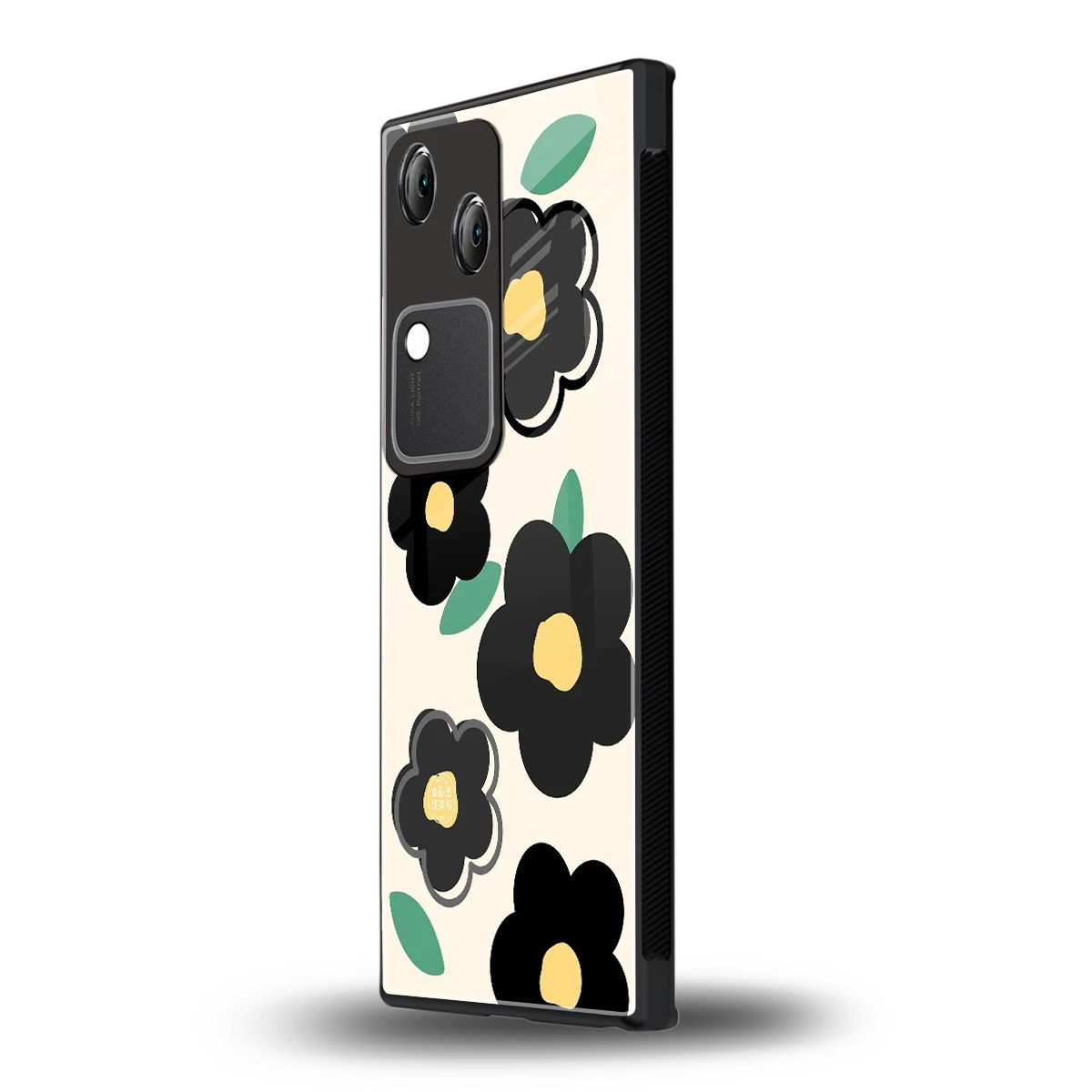 Petal Prism vivo v30 mobile cover | shockproof glass phone case