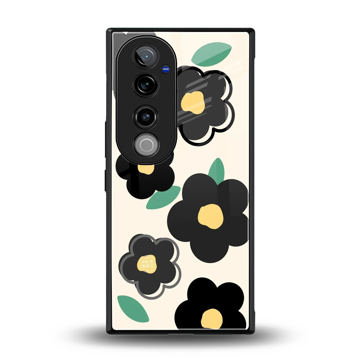Petal Prism back phone cover | glass case for vivo v40 pro