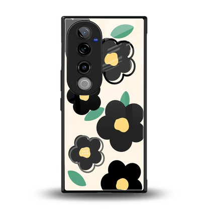 Petal Prism back phone cover | glass case for vivo v40 pro