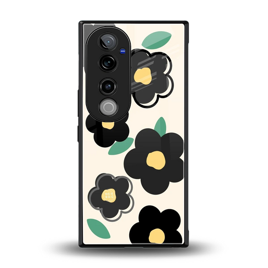 Petal Prism back phone cover | glass case for vivo v40 pro