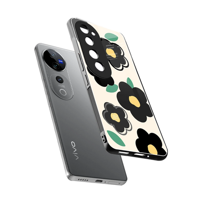 Petal Prism sleek vivo v40 pro cover with tempered glass back and TPU edges