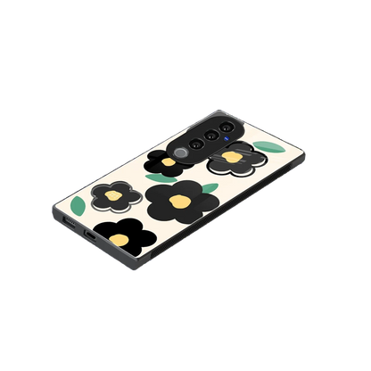 Petal Prism stylish phone case for vivo v40 pro | glossy glass and slim fit