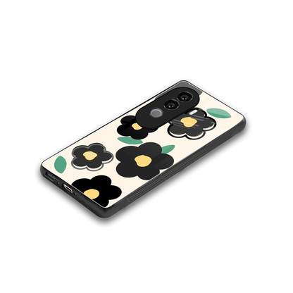 Petal Prism stylish phone case for vivo v40e | glossy glass and slim fit
