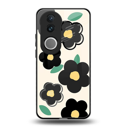 Petal Prism back phone cover | glass case for vivo v50