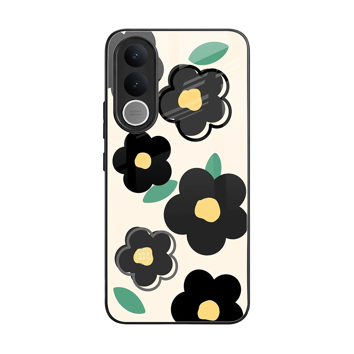 Petal Prism back phone cover | glass case for vivo v70 fe