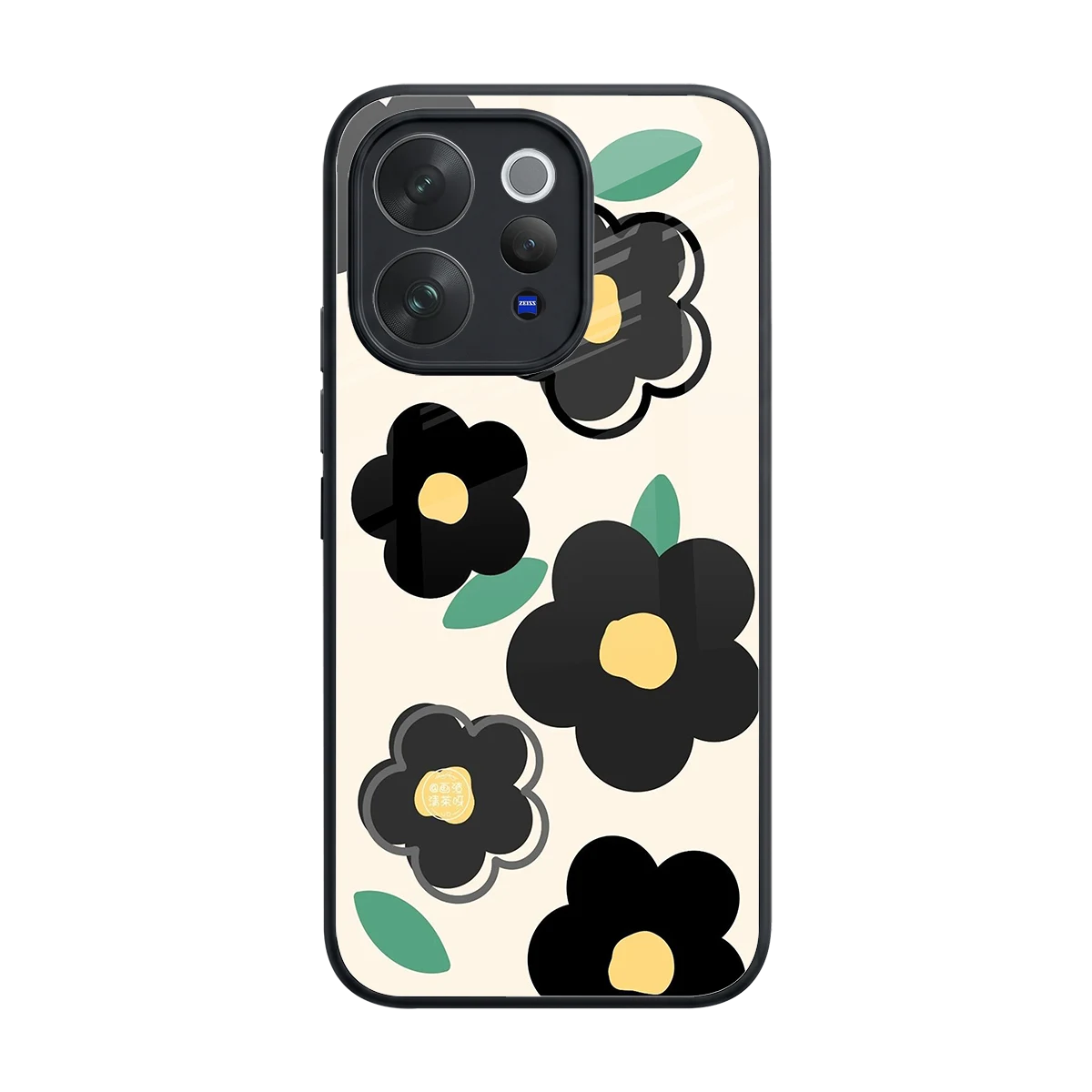 Petal Prism back phone cover | glass case for vivo v70 elite