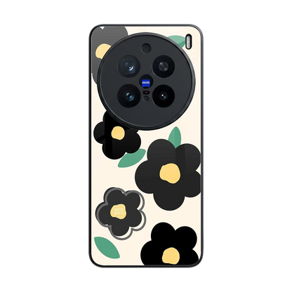 Petal Prism back phone cover | glass case for vivo x200 pro