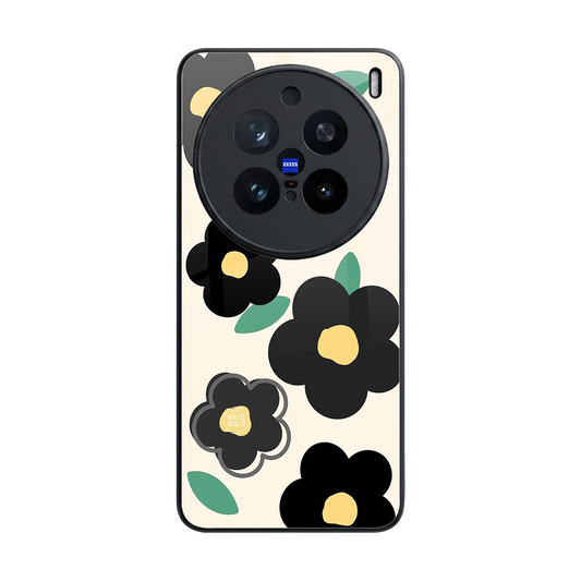 Petal Prism back phone cover | glass case for vivo x200 pro