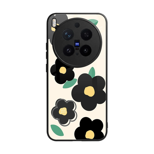 Petal Prism back phone cover | glass case for vivo x300 pro