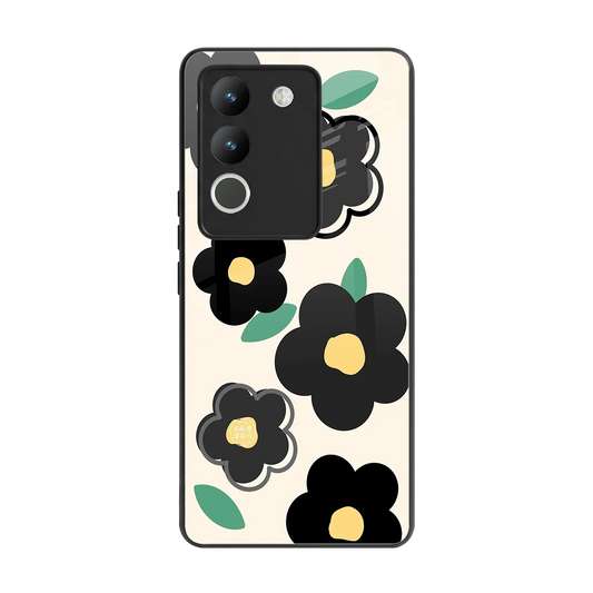 Petal Prism back phone cover | glass case for vivo y200 5g