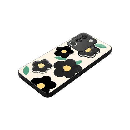 Petal Prism stylish phone case for vivo y200 5g | glossy glass and slim fit