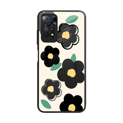 Petal Prism back phone cover | glass case for redmi note 11 pro