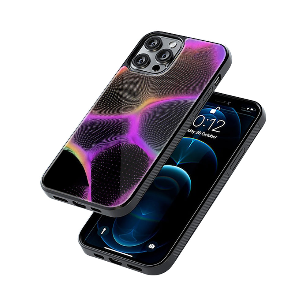 Bubble Waves Phone Cover Glass Case – Boujee - Main Image