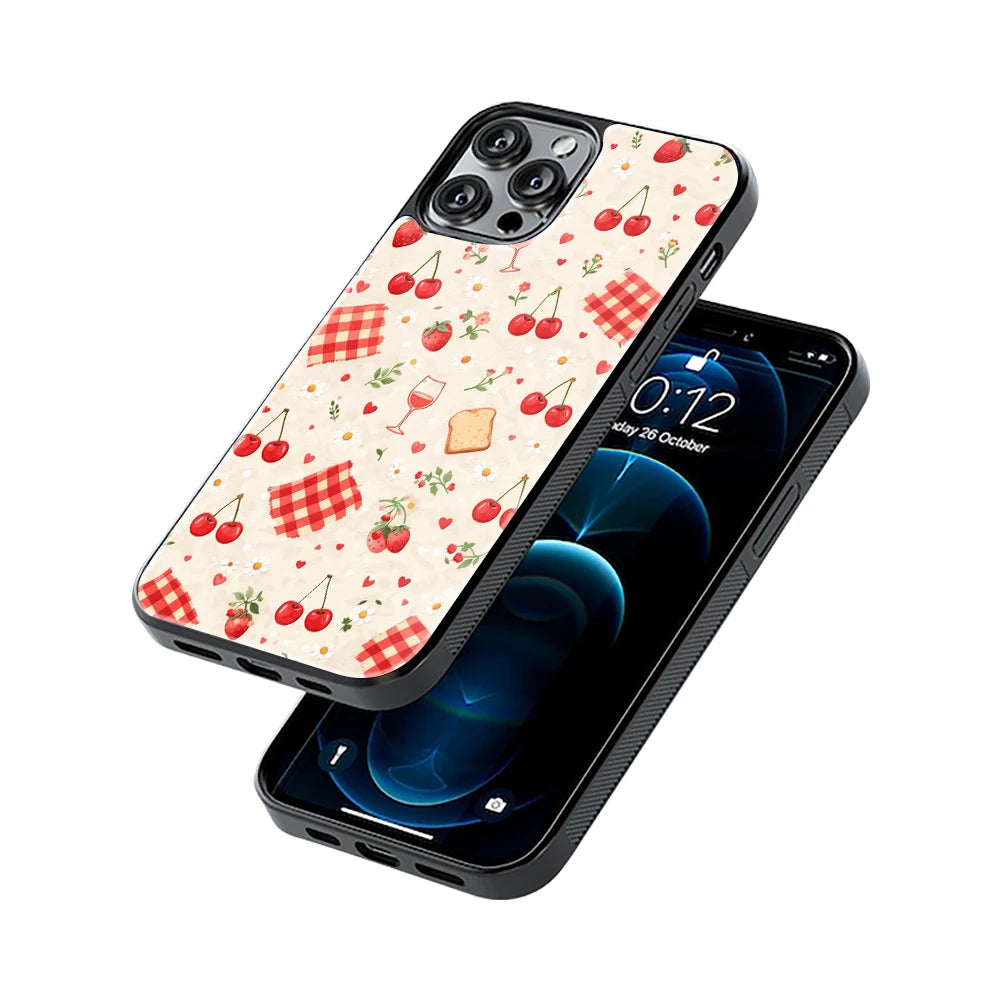 Protective Glass Back Phone Case Compatible with iPhone, Samsung, OnePlus, Pixel & More