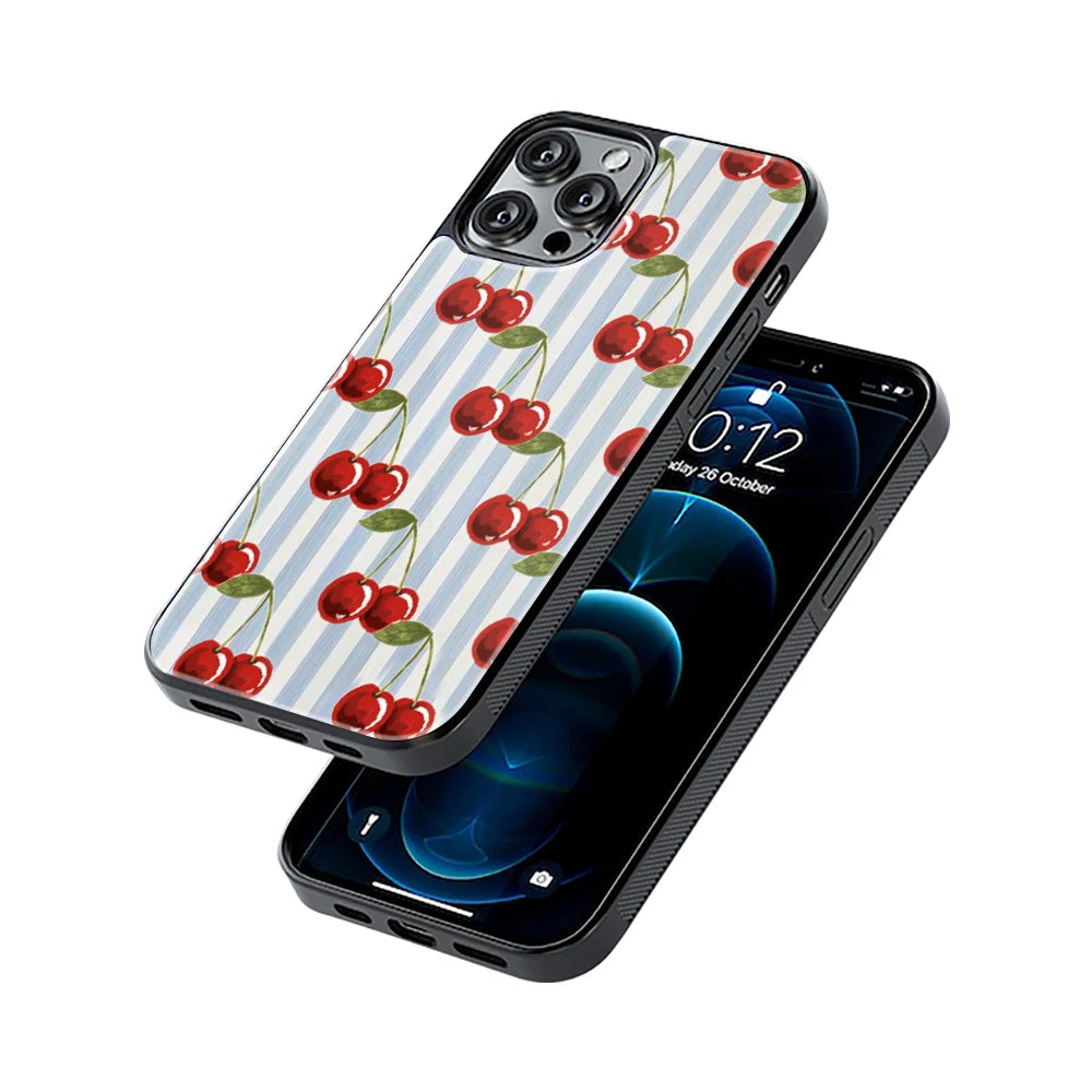 Protective Glass Back Phone Case Compatible with iPhone, Samsung, OnePlus, Pixel & More