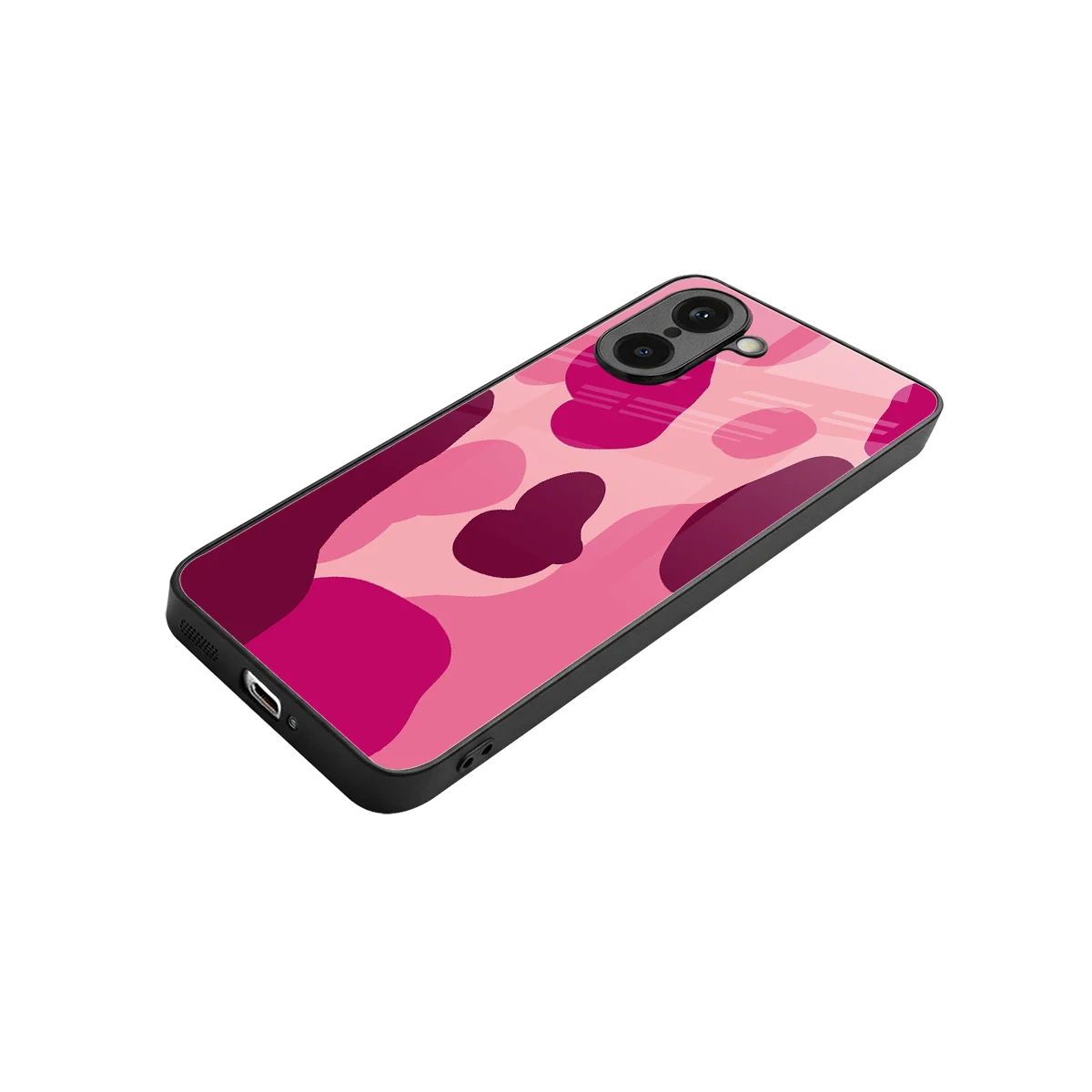 Pink Carousel stylish phone case for oneplus nord ce5 5g | glossy glass and slim fit
