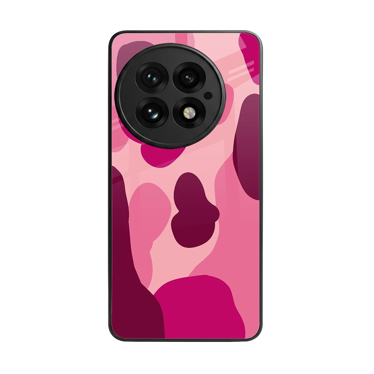 Pink Carousel back phone cover | glass case for oneplus 13