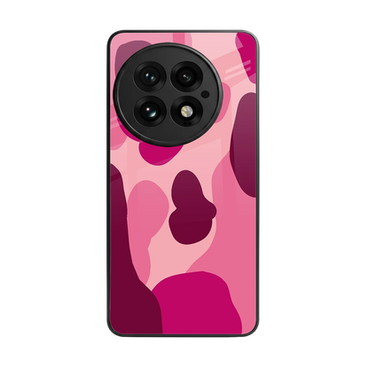 Pink Carousel back phone cover | glass case for oneplus 13