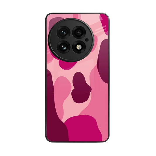 Pink Carousel back phone cover | glass case for oneplus 13