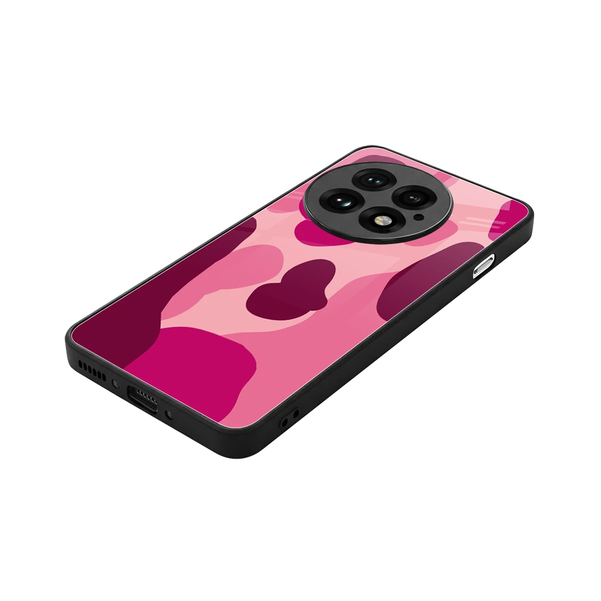 Pink Carousel stylish phone case for oneplus 13 | glossy glass and slim fit