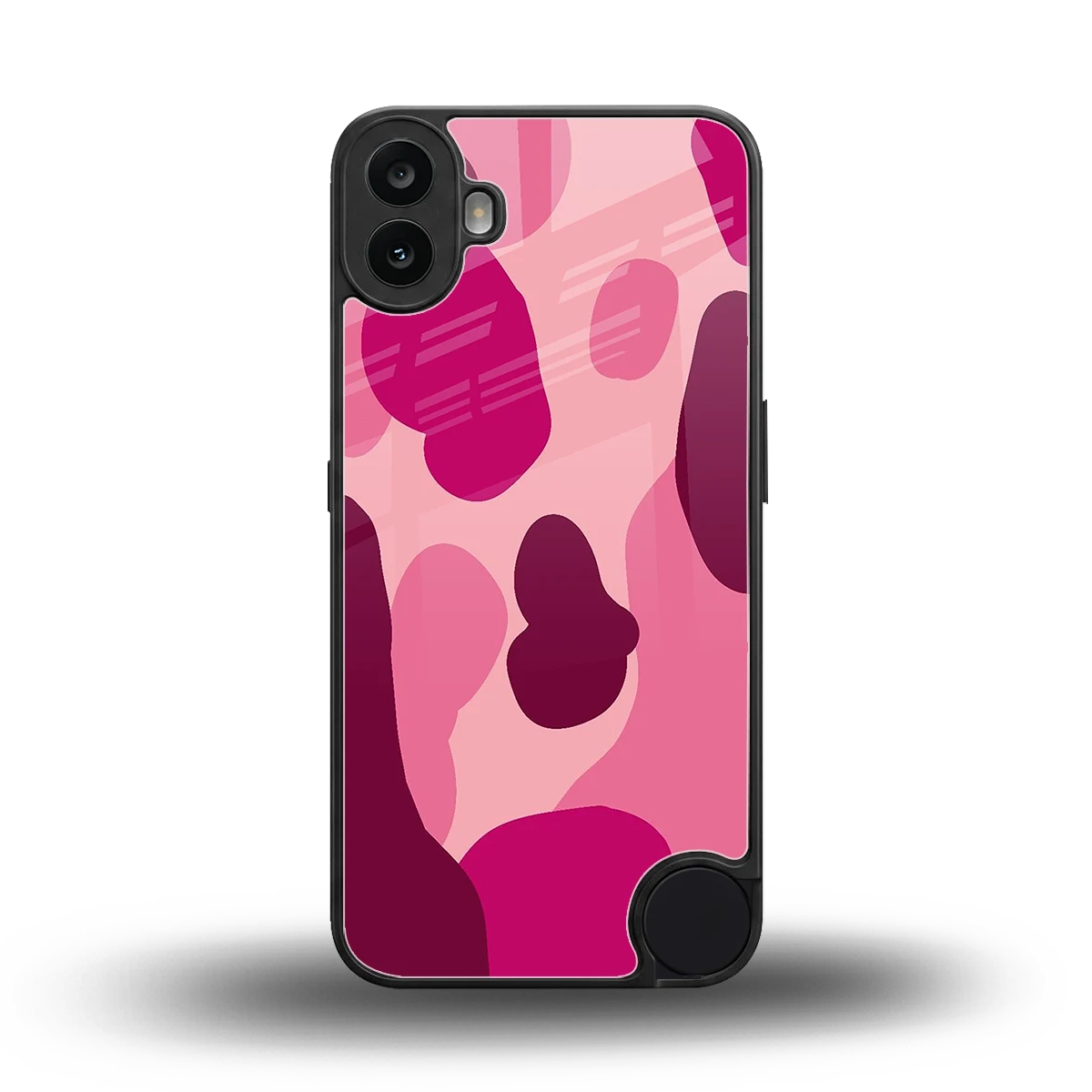 Pink Carousel back phone cover | glass case for cmf nothing phone 1