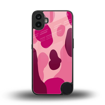 Pink Carousel back phone cover | glass case for cmf nothing phone 1