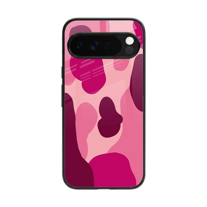 Pink Carousel back phone cover | glass case for google pixel 10 pro xl