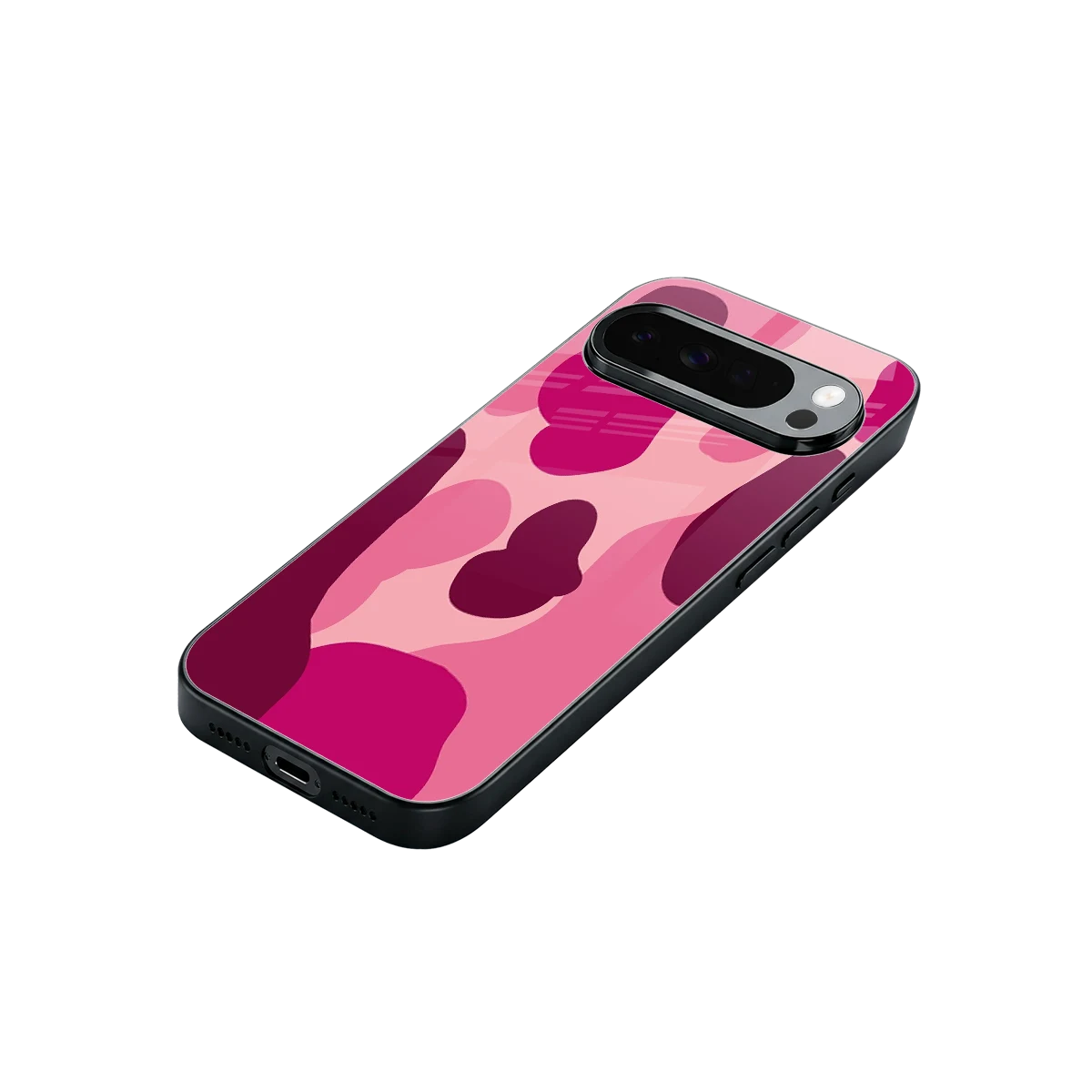 Pink Carousel stylish phone case for google pixel 10 pro xl | glossy glass and slim fit