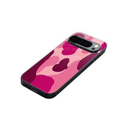 Pink Carousel stylish phone case for google pixel 10 pro xl | glossy glass and slim fit