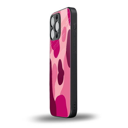 Pink Carousel iphone 14 pro max mobile cover | shockproof glass phone case