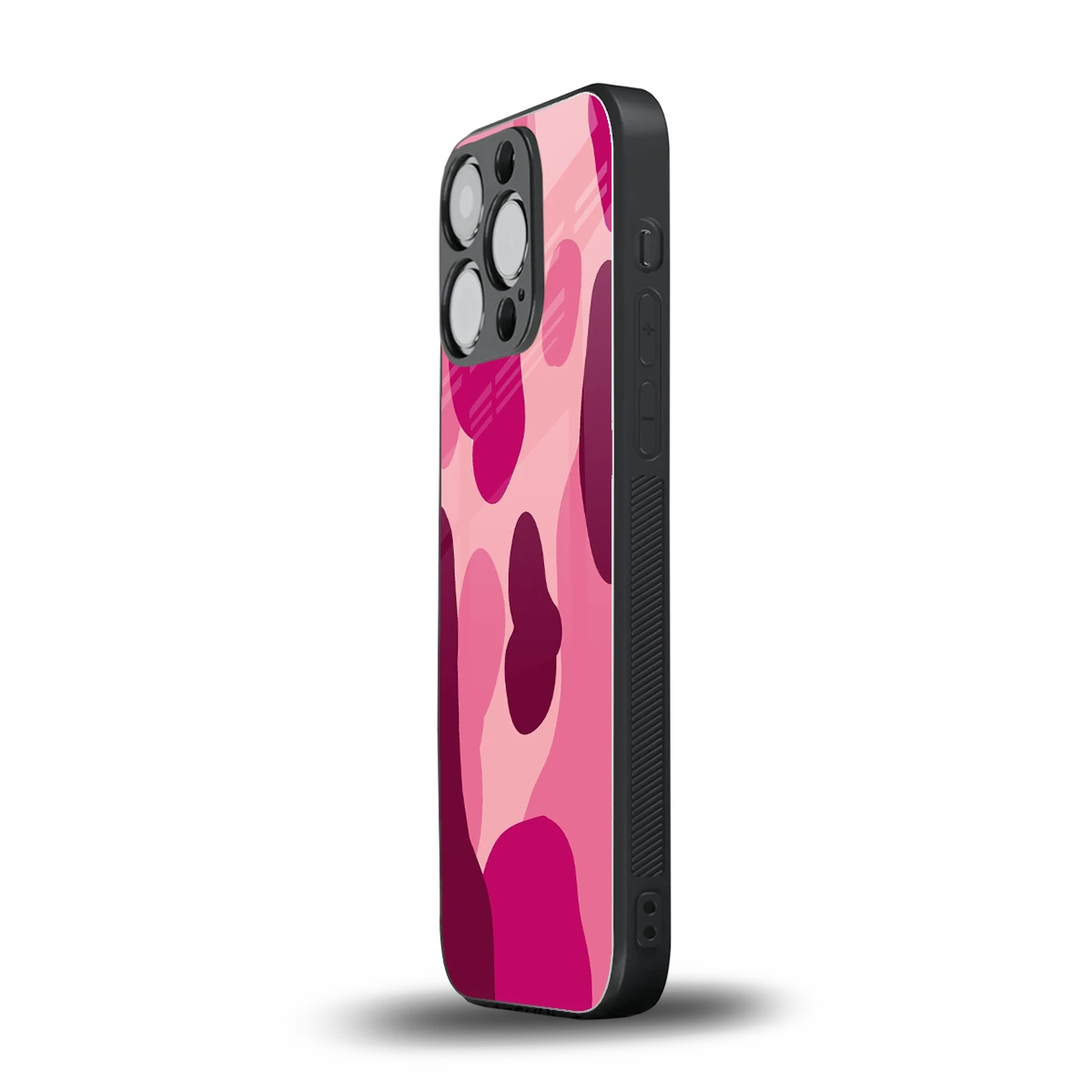 Pink Carousel iphone 12 pro mobile cover | shockproof glass phone case
