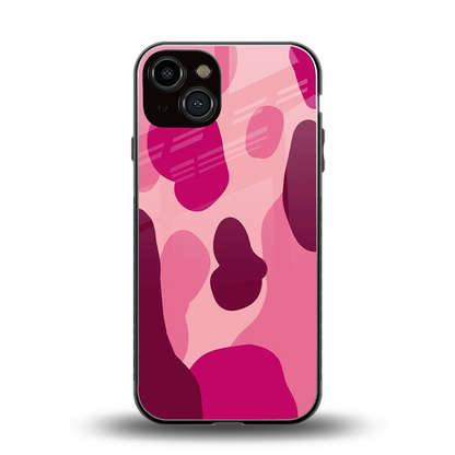 Pink Carousel back phone cover | glass case for iphone 14