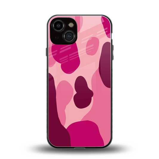 Pink Carousel back phone cover | glass case for iphone 14