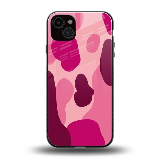 Pink Carousel back phone cover | glass case for iphone 14 plus
