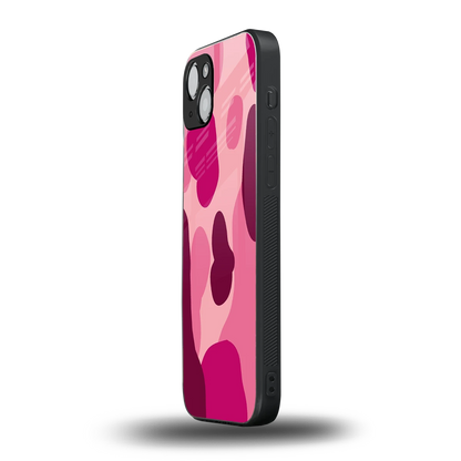 Pink Carousel iphone 14 plus mobile cover | shockproof glass phone case